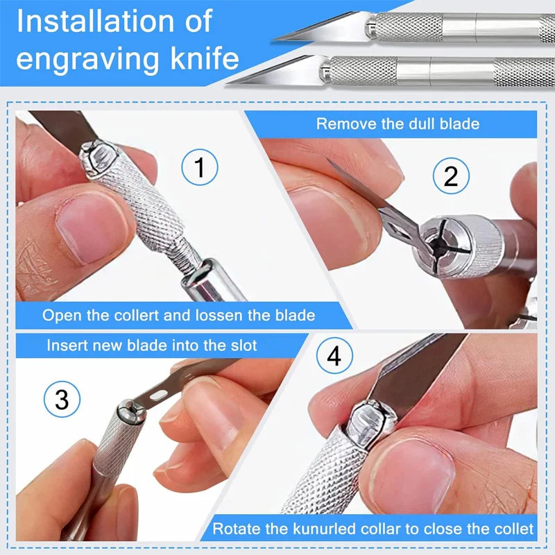 Car Film Wrapping Tool Kit Window Tinting Tools Vinyl Wrap Felt Squeegee Wrap Stick Vinyl Cutter Utility Knife Plastic Scraper