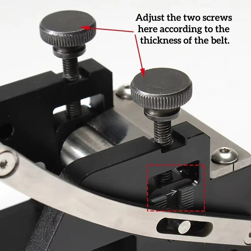 Manual Leather Splitter with Adjustable Thickness