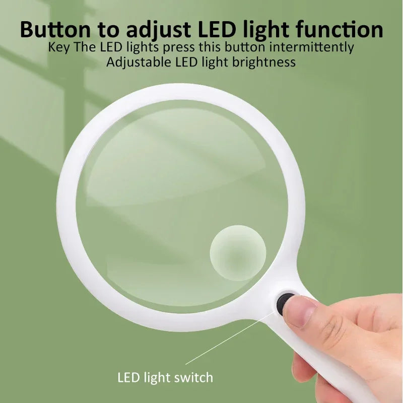 Rechargeable Illuminated Hand Magnifier