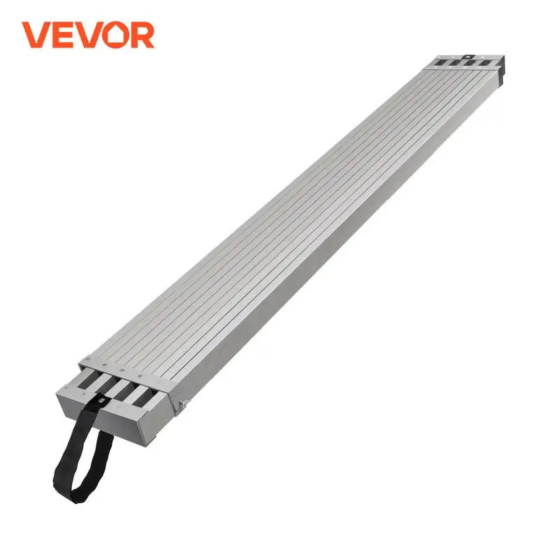 SucceBuy teleskoperbar aluminiumsarbejdsplanke 6-9 ft 500 lbs kapacitet 12,5 tommer bred aluminium scopløftnings- eller/og stilladsplanke udvidelsesstagingplanke