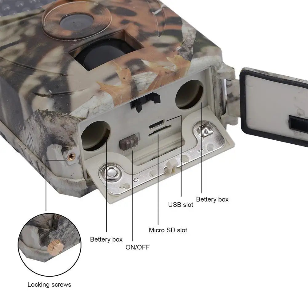 PR100 Trail Camera 12MP 1080P Night Vision Wildlife Camera