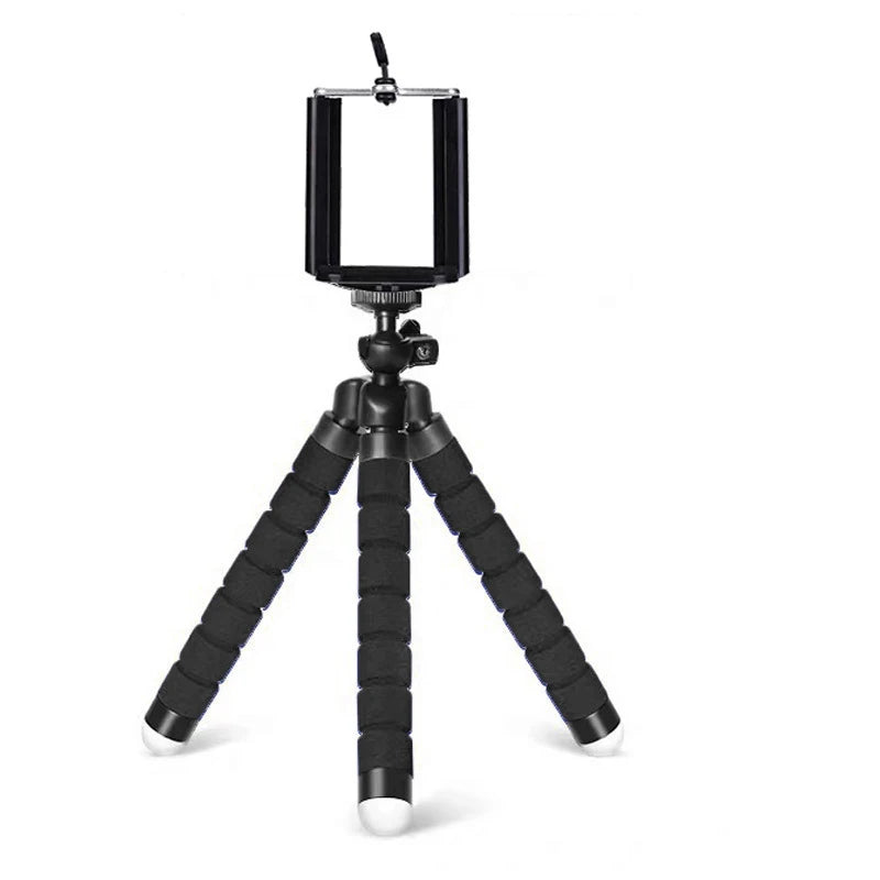 Mini Flexible Phone Tripod with Holder Clip
