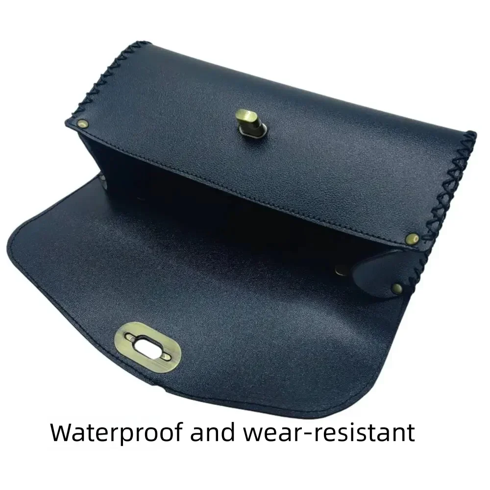Retro-Style PU Bicycle Storage Pouch