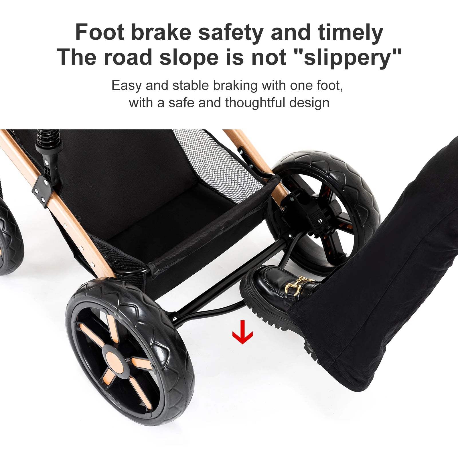Baby Stroller 3‑in‑1 Lightweight Multifunction Carriage for Newborns