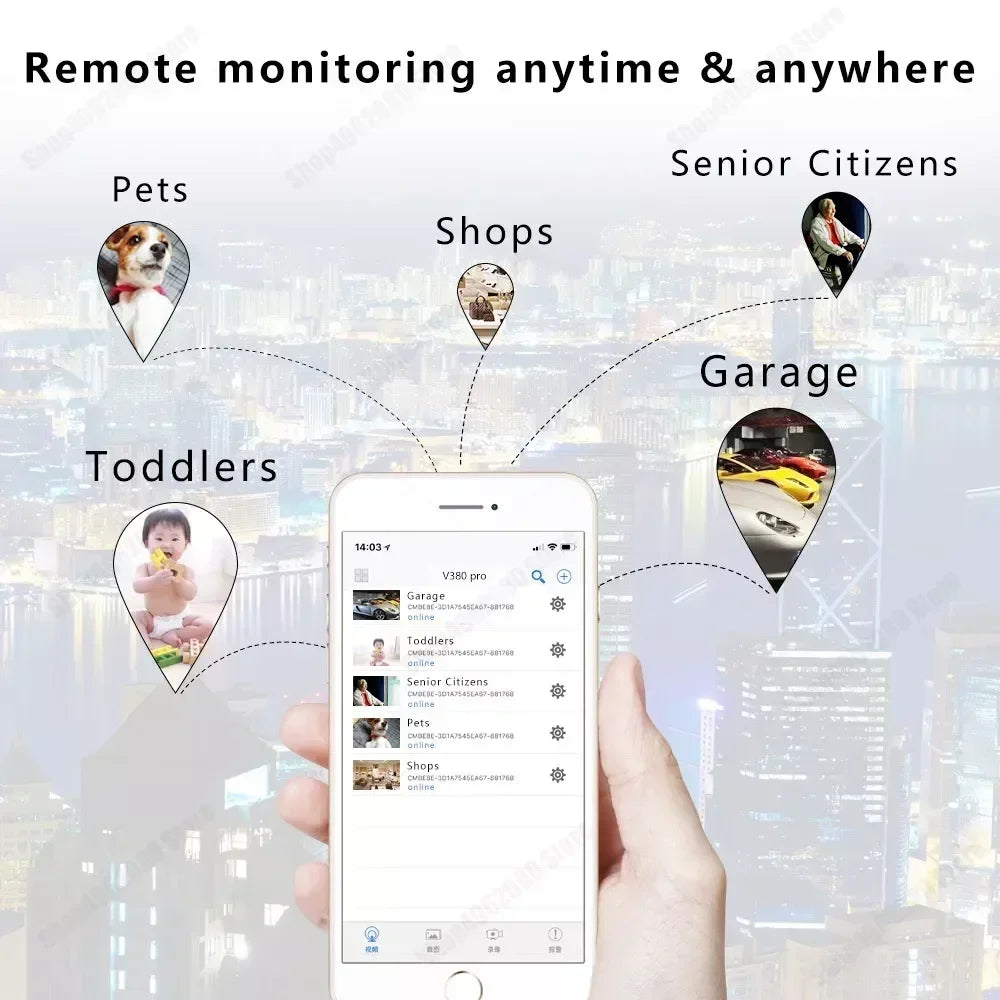 1080P HD Mini Camera WIFI Smart Home Security Protection Smallest Invisible Cam Built-in Battery Night Vision IP Body Cam Espiar