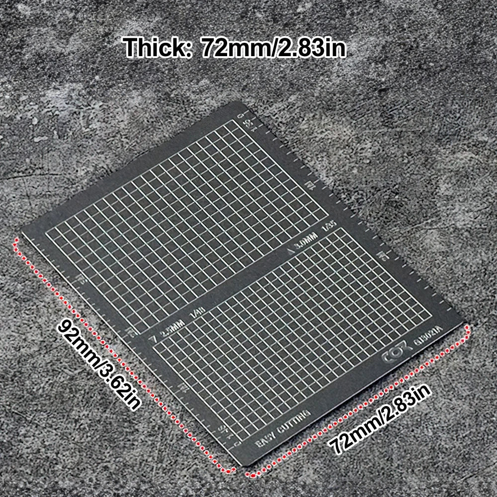 Stainless Steel Model Masking Cutting Template