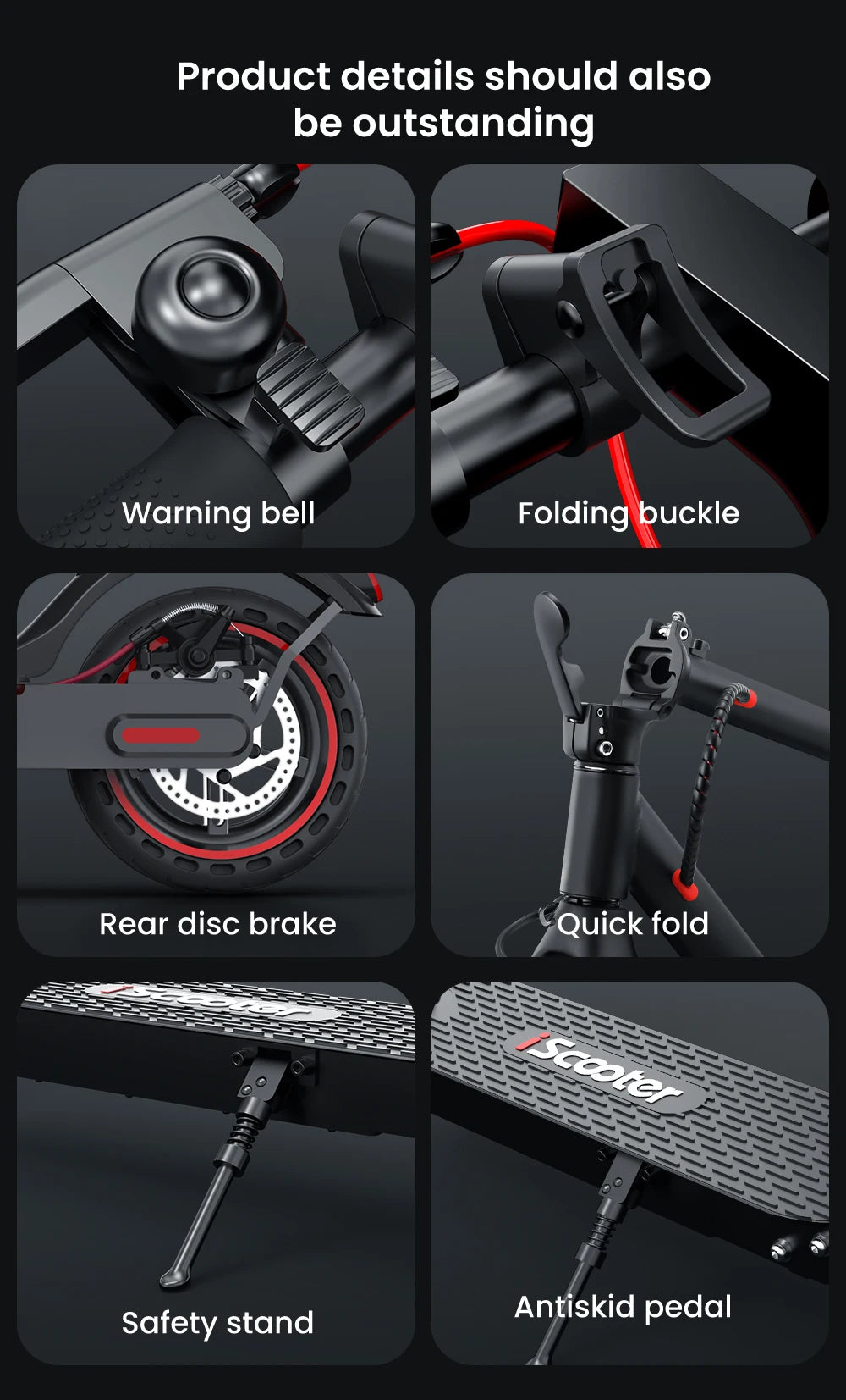 iScooter i9 Electric Scooter for Adults