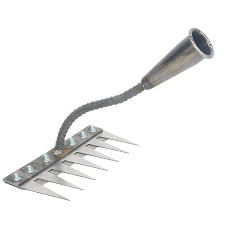 Steel Garden Hand Rake, 5–8 Tine Options