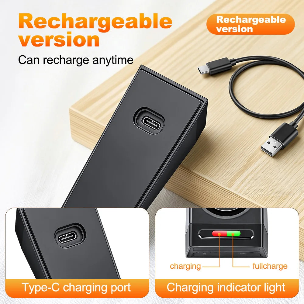 130dB Door Stop Alarm Sound Light Anti-Theft Anti-Wolf Adjustable Sensitivity Long Battery Compact Home Hotel Travel