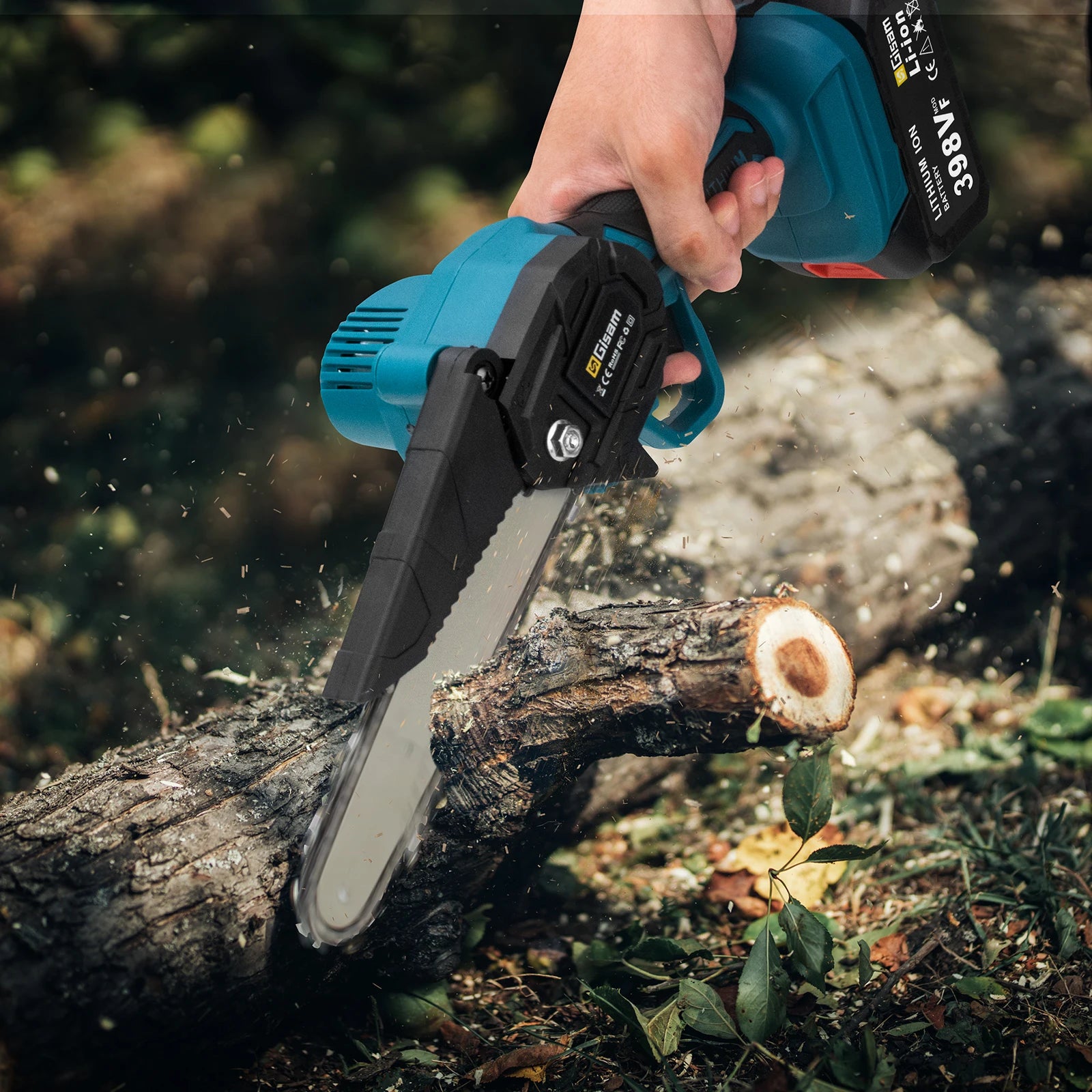 6 Inch Cordless Electric Chainsaw for Fast Wood Cutting