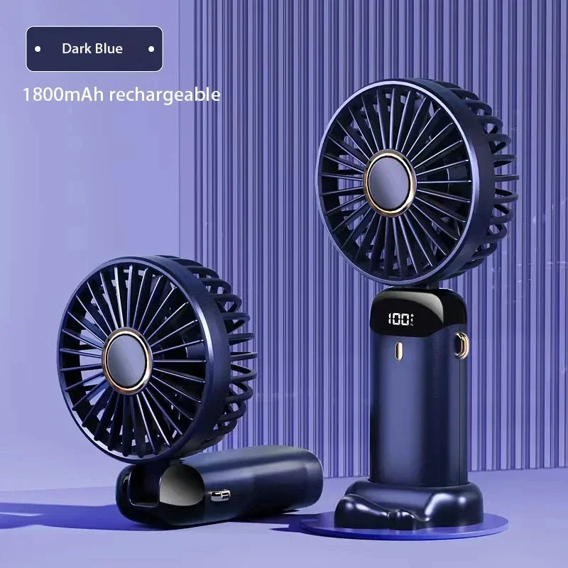 Punjivi mini ventilator s pet brzina i zaslonom