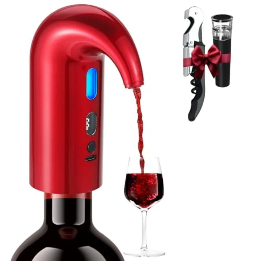 3-in-1 Electric Wine Aerator, Decanter and Dispenser Set