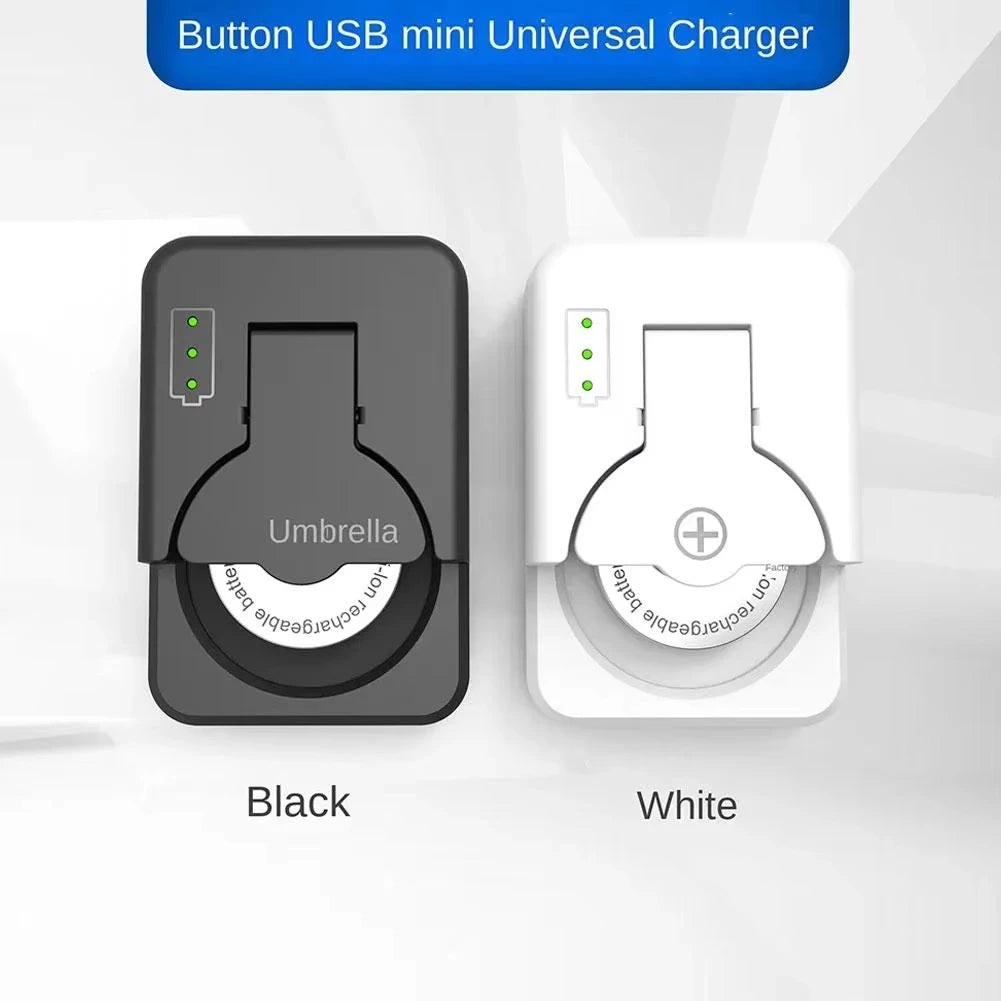 USB-C-oplader voor oplaadbare LIR-knoopcellen