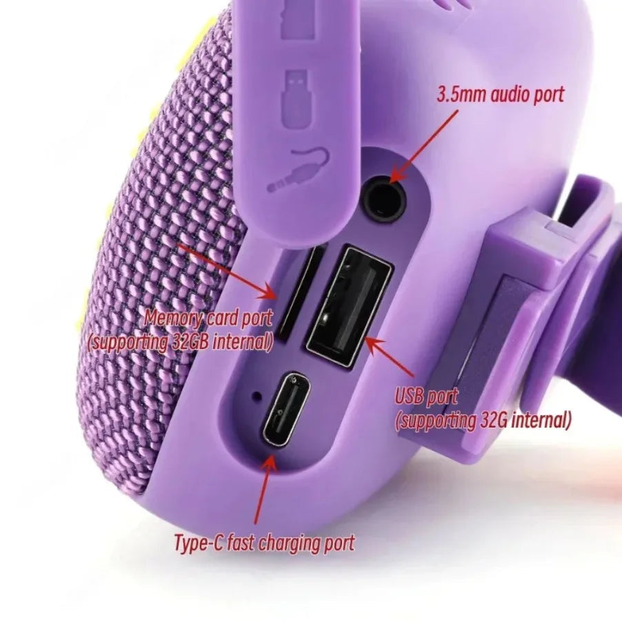 Outdoor Bicycle TG392 Portable Bluetooth Speaker TWS Wireless Mini Bass FM Radio Soundbar Boombox Riding Music Play Loudspeaker 