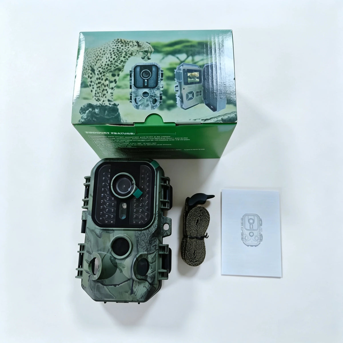 2.5K Hunting Trail Camera 24MP Infrared Night Vision Motion Activated CMOS Sensor Deer Scouting Wildlife Tracking Security