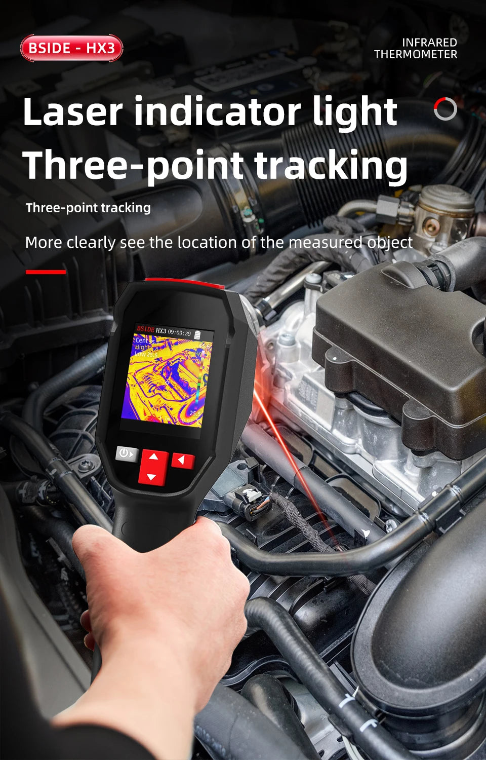 Handheld Thermal Imaging Camera -20 to 550C HD Resolution