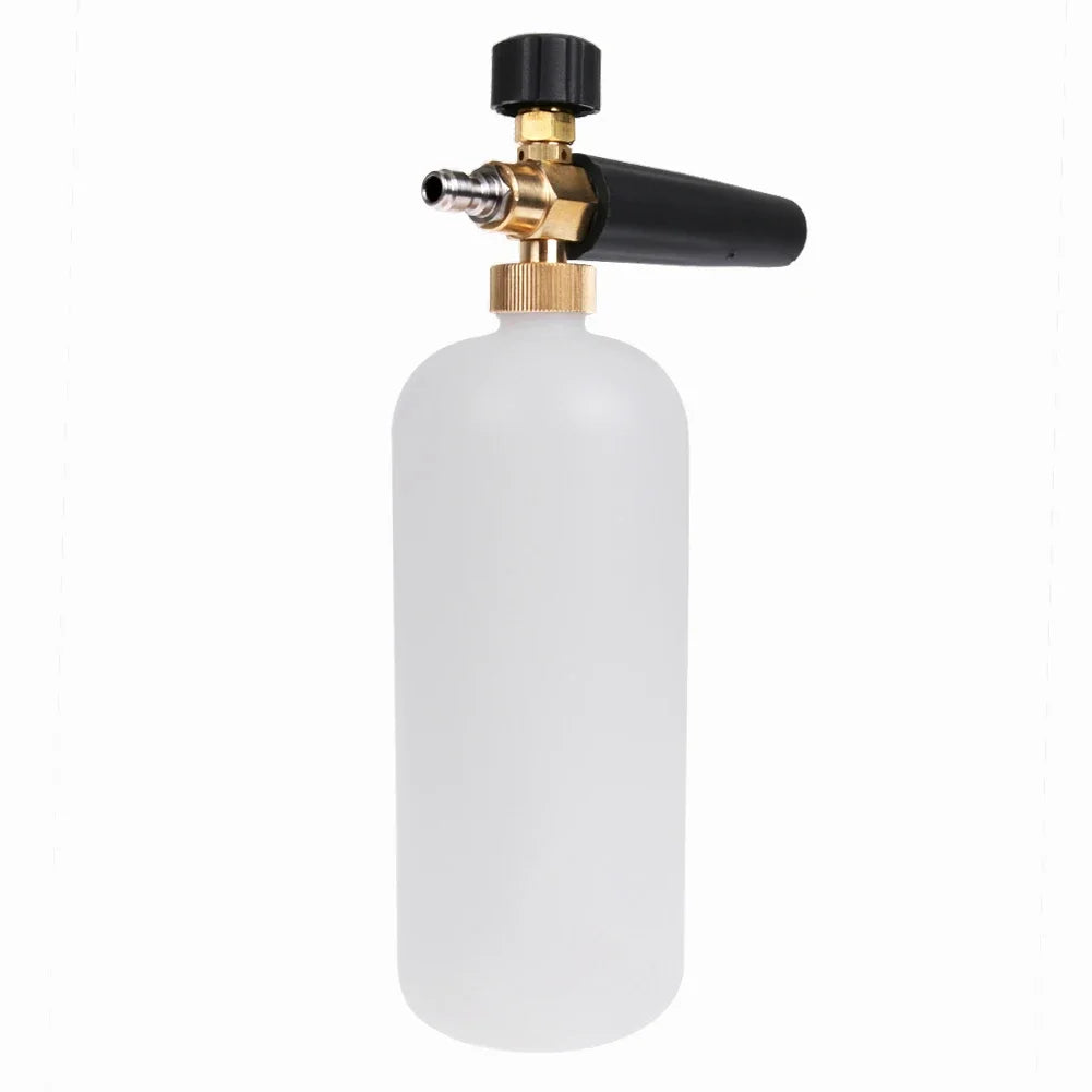 1L Car Cleaning Foam Gun 1/4 Quick Connector Adjustable High Pressure Soap Foamer Car Wash Pressure Washers Soap Foam Generator
