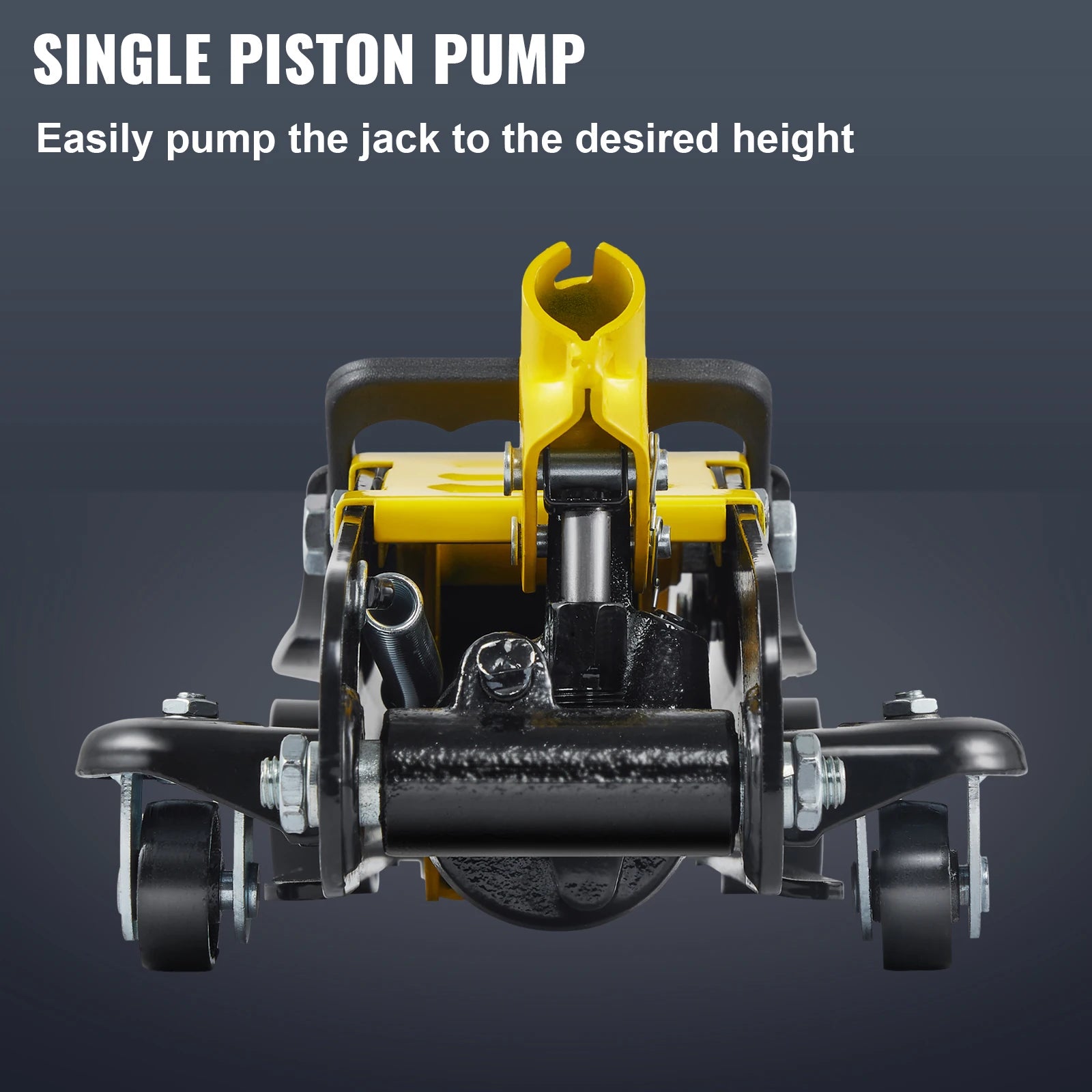 SucceBuy 2.5T Floor Hydraulic Jack Pneumatic Low Profile Floor Jack Heavy-Duty Steel Racing Floor Jack with Piston Lift Pump