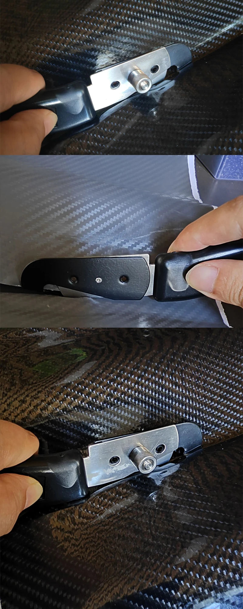 Vinyl Knife Wrapping Paper Backing Slitter Cutter Film Cutting Knife with Hidden Blade Film Safety Utility Knife for Car Tinting