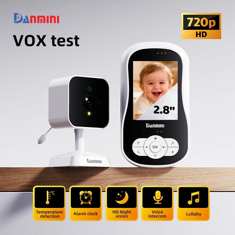Monitor de bebé inalámbrido de 2.8 pulgadas para video
