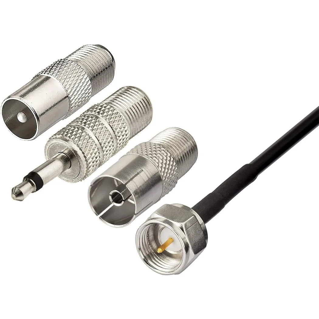 Antenna radio FM con base magnetica e adattatori