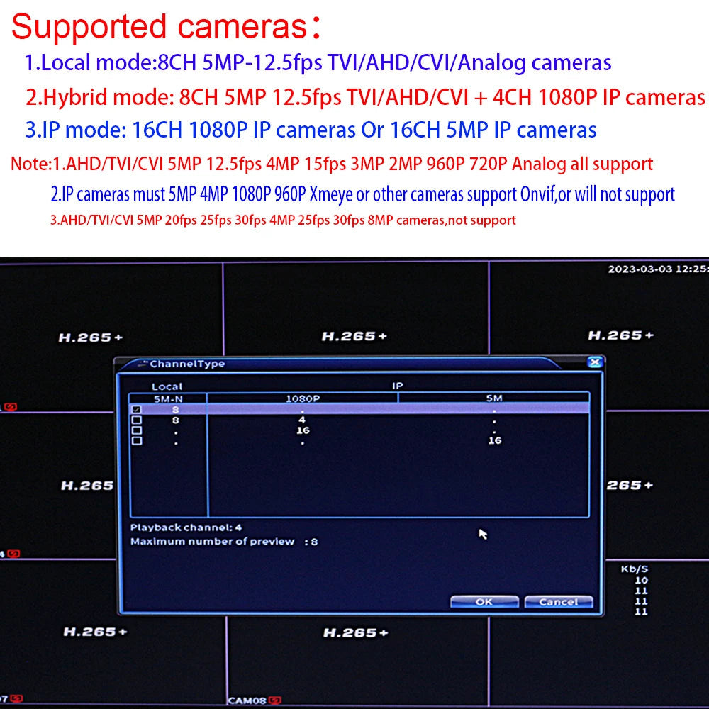 Xmeye Smart Dvr Nvr 4/8/16 Channels 5MP-N 1080P Video Surveillance Recorder Audio Over Coaxial Motion Detect For CCTV Cameras 