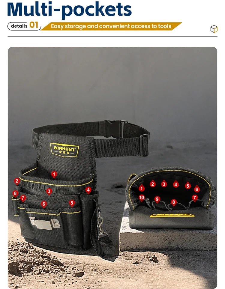 Electrician's Waist Tool Bag