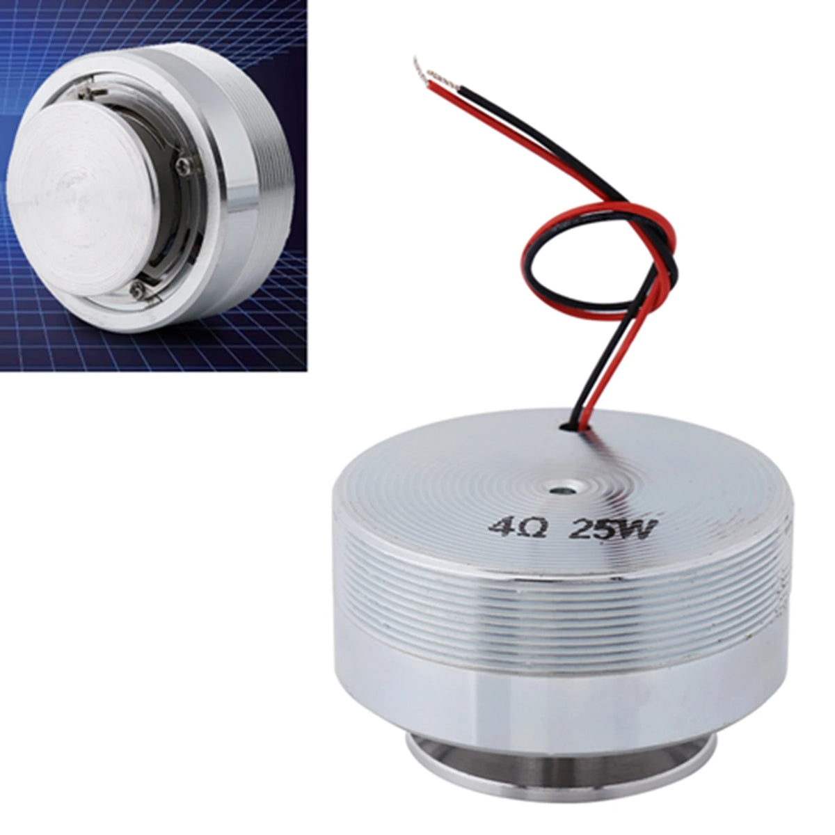 50mm Surface-Exciter Speaker, 4/8-Ohm Options