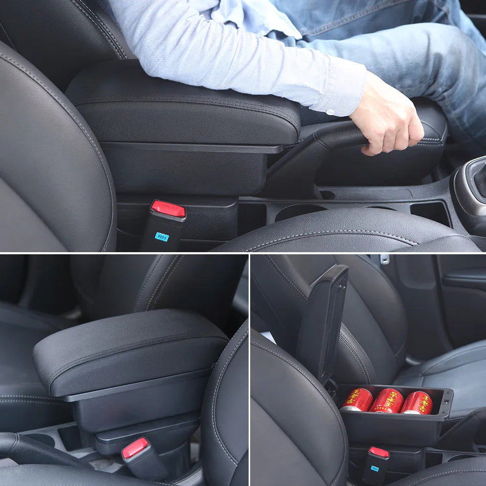 Кутия за подлакътник за Suzuki Swift, аксесоар за интериора на автомобила, кутия за съхранение, резервни части за 2005-2023 година.