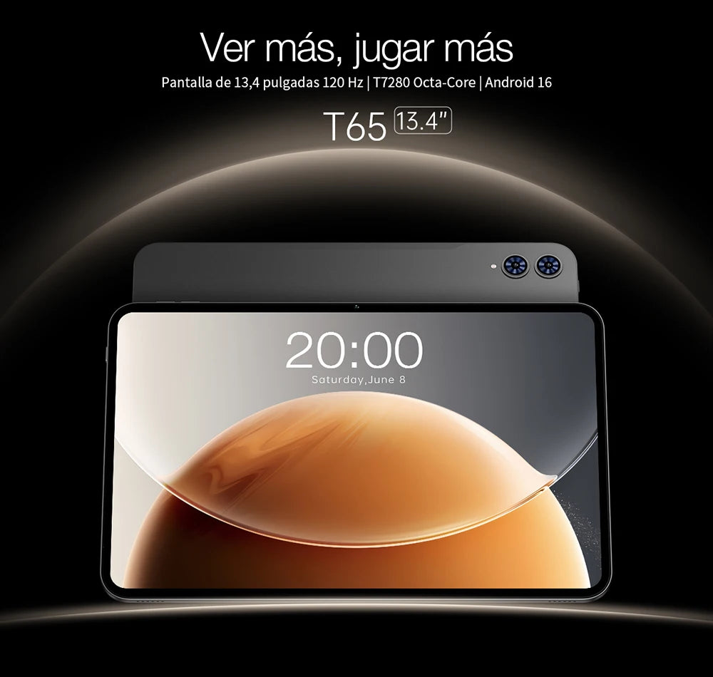 Teclast T65 Tablet Android 16 con Display 13,4" 120Hz