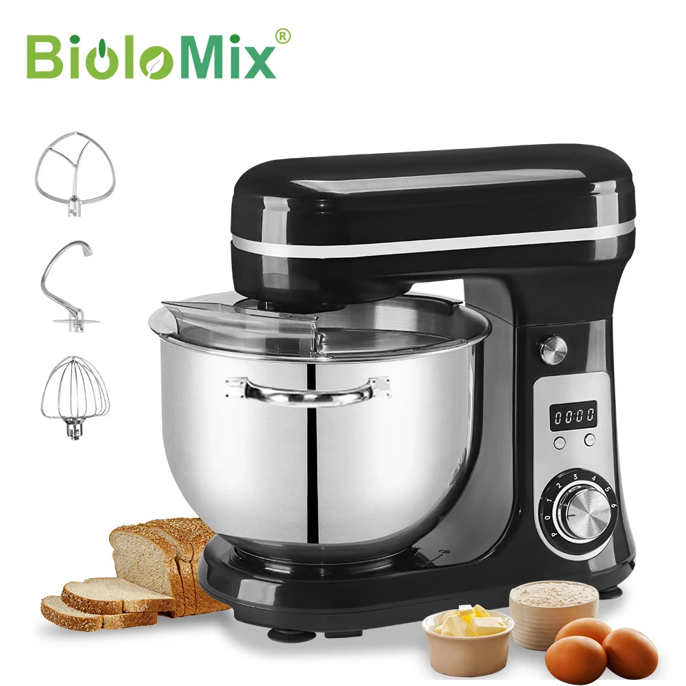 Kitchen Stand Mixer 6-Speed 1200W 6L