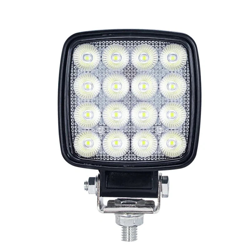 Luz LED de Inundação de 4 polegadas para Escavadora, Empilhadora Quadrada, Trator, Lâmpada Pesada para Todo-o-Terreno 12V 24V 6240LM Veículos Agrícolas 1