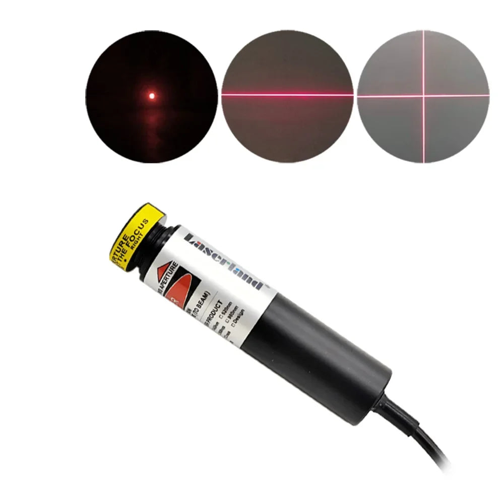 650 nm Laser Alignment Module - Beam Options