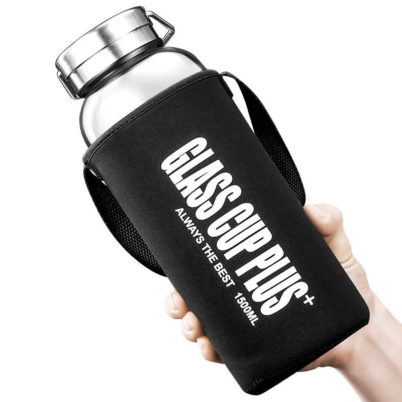 Glass Tea-Infuser Bottle, 600ml–2L Options