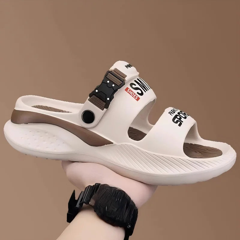 Anti-Slip Outdoor Sandals with Thick Soles