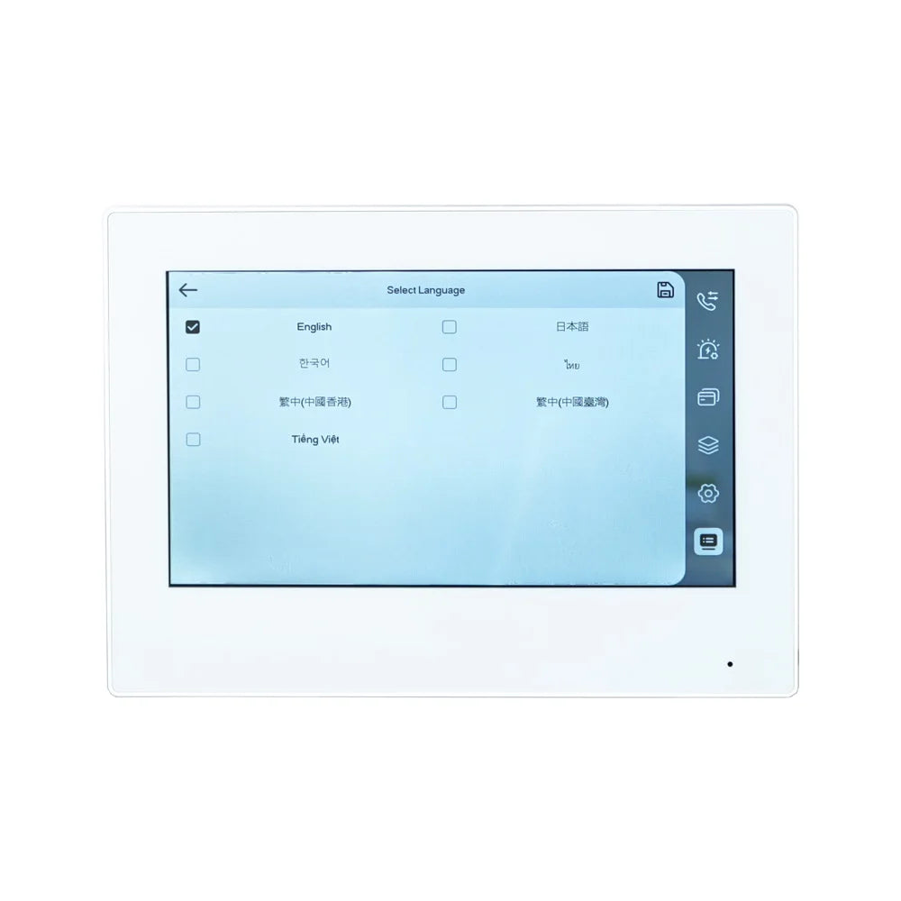 Indoor Video Intercom with 7‑Inch PoE Touch Monitor