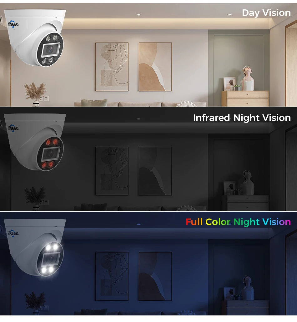 8MP PoE IP Security Dome Camera with Face Detection