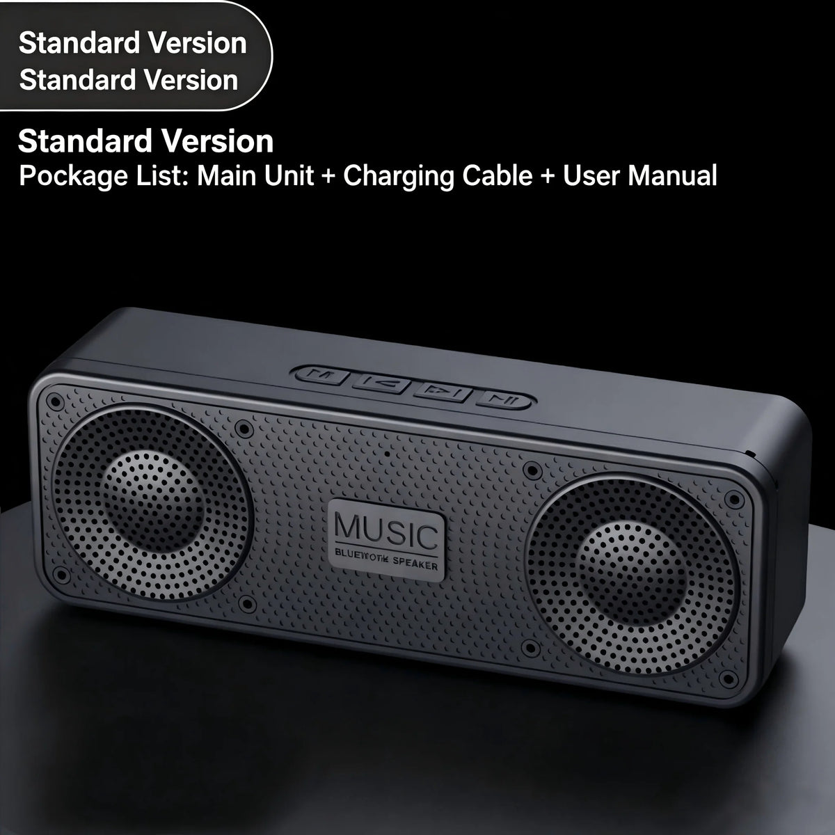 Enceinte Bluetooth portable S18 avec FM et AUX