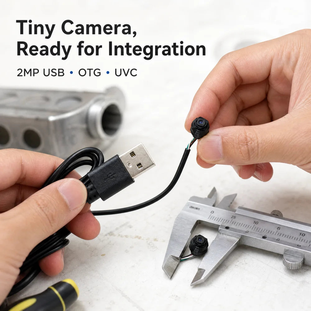 Modul cameră Mini USB Tip-C 9x9mm, CCTV interior 1080P 2MP