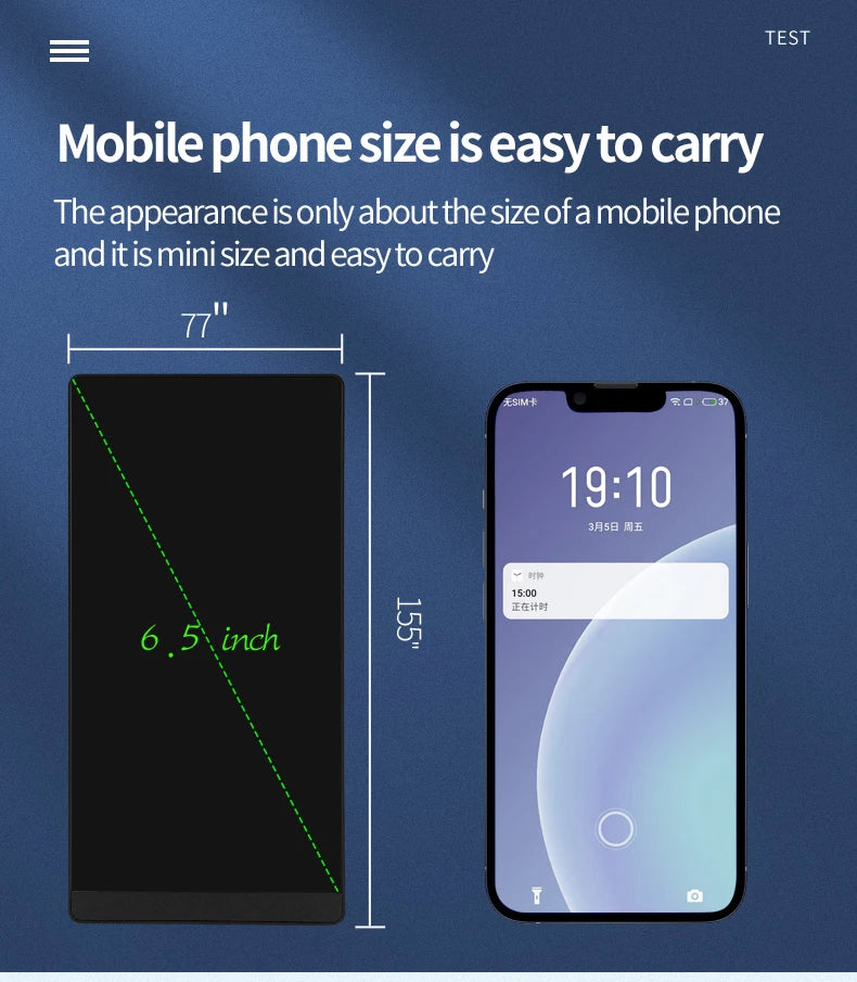 Tabletă de scris LCD de 6,5 inchi - Opțiuni de stil