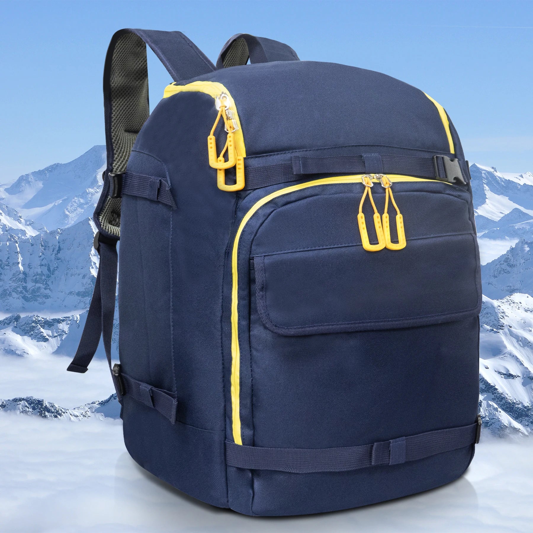 50L Ski Boot Bag Backpack for Ski Gear and Travel