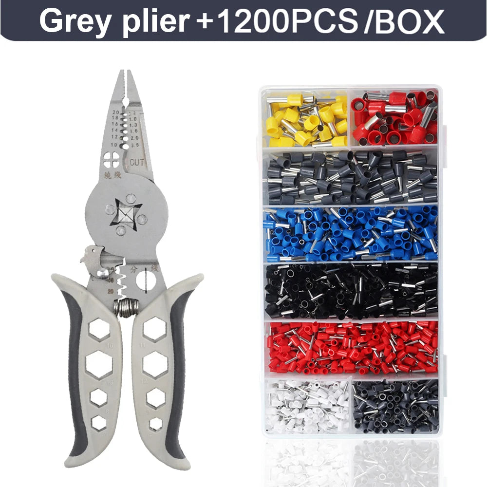 Multi Functional Electrician Tools Pliers Crimping Tool set For Wire Splitting And Stripping Specialized For Electricians