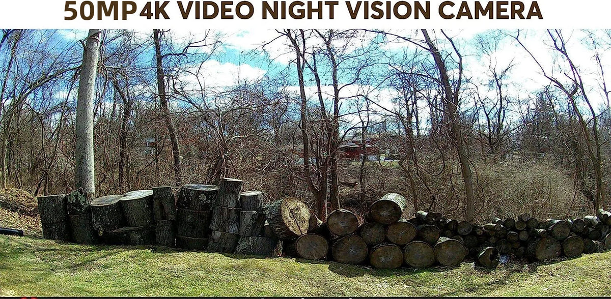 Caméra de trail 50MP 4K extérieure, vision nocturne, LEDs IR 940 nm, IP66 étanche, monitorage pour repérage, chasse, faune