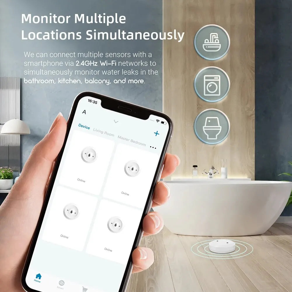 Zigbee Water Leak Sensor