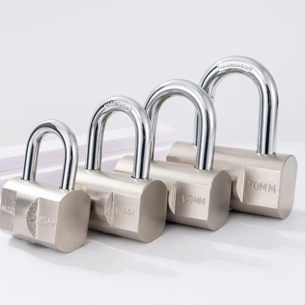 Stainless Steel Padlock for Gates and Containers, 4 Sizes