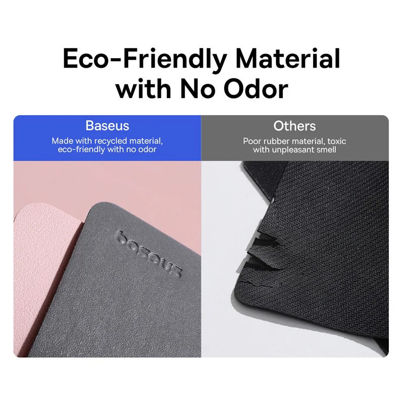 Mouse pad Baseus din piele PU, 26*21cm, impermeabil, antiderapant, pentru birou, PC, gaming și accesorii pentru computer desktop