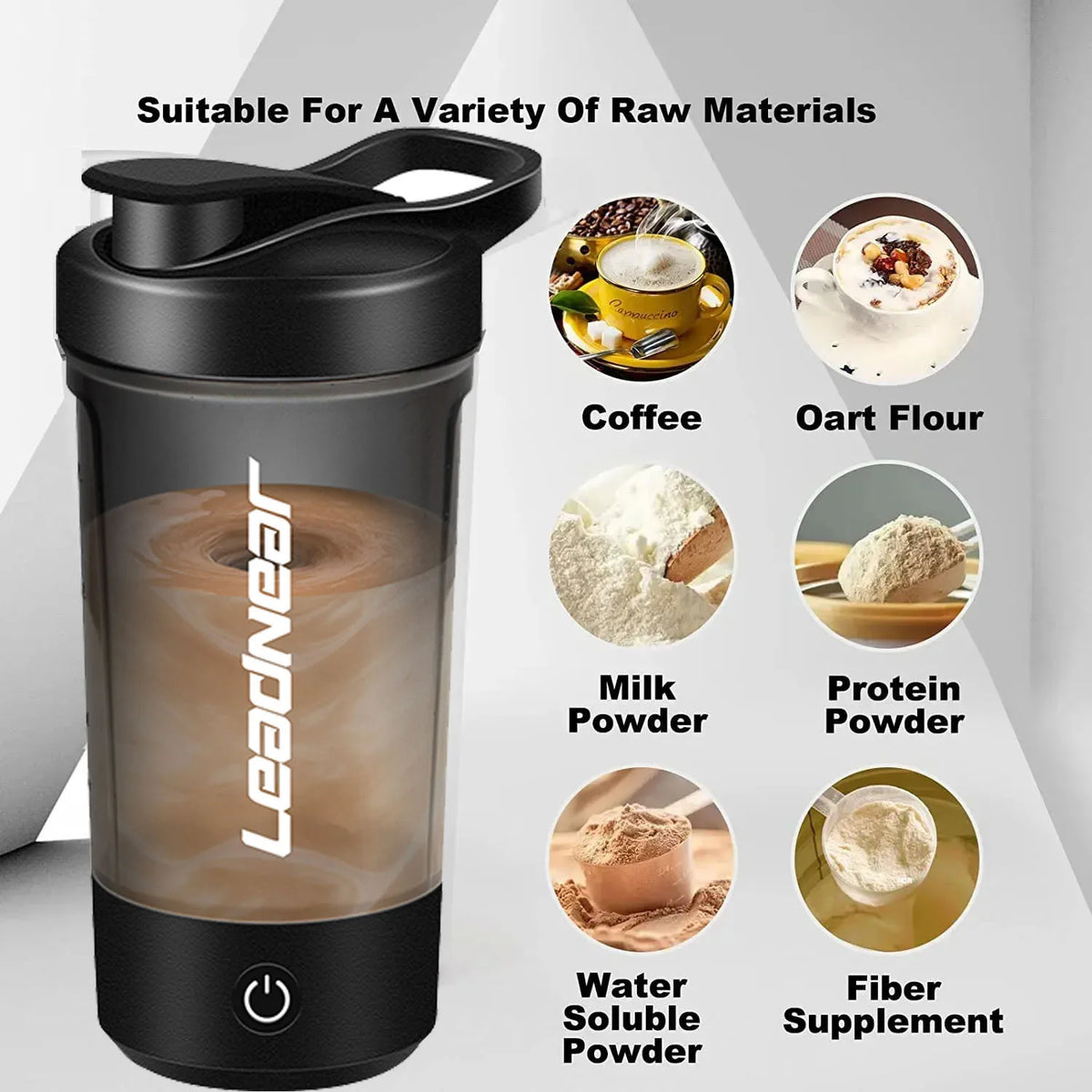 Rechargeable Electric Blender Cup, 400–650 ml