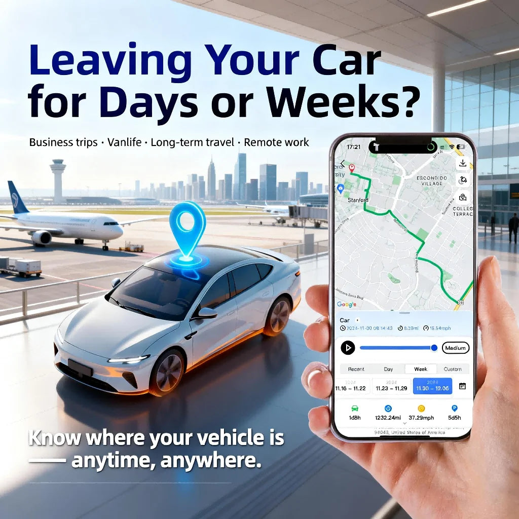 Wireless GPS Tracker for Car with Real-Time Alerts