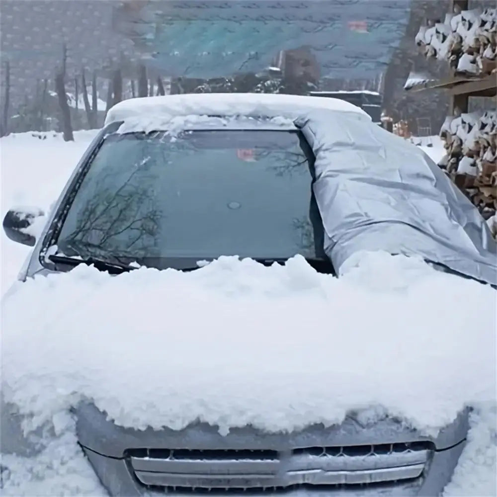 Car Windscreen Cover for Snow and Ice, Polyester, Waterproof