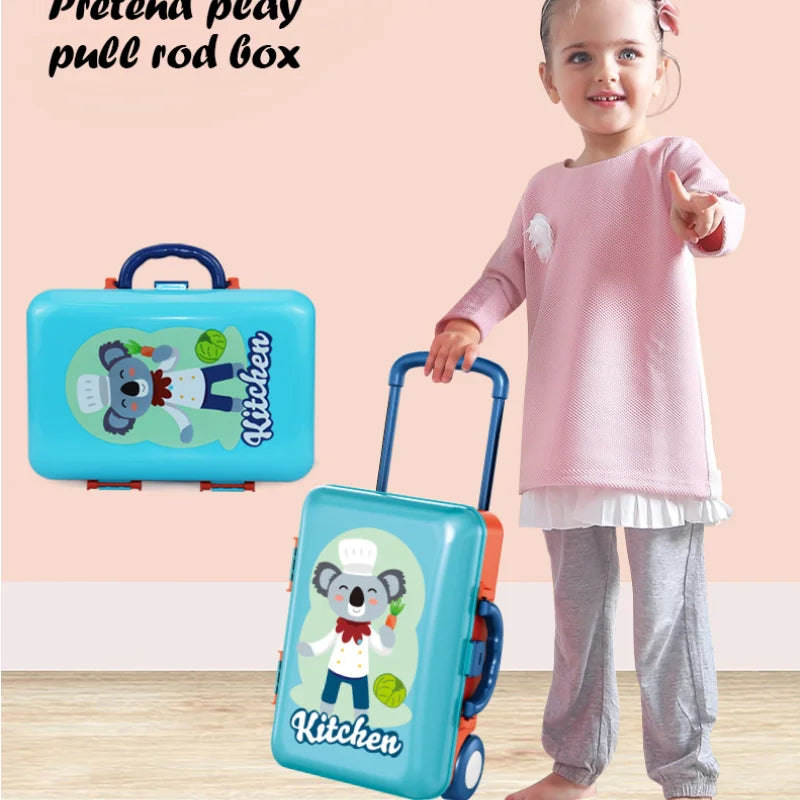 Pretend-Play Trolley Case Set, Theme Options
